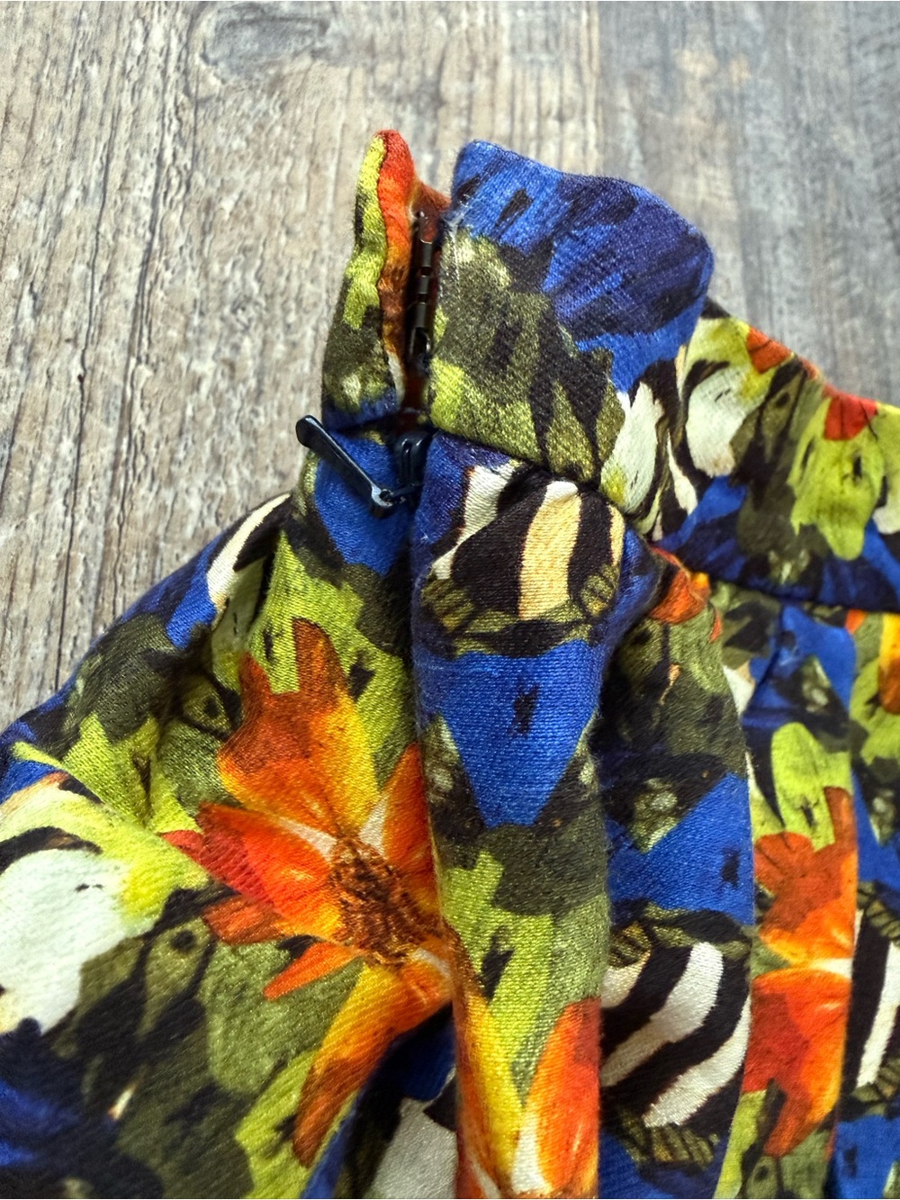 Mother of Pearl x Mat Collishaw Floral Art Print Cotton Silk Skirt - Picture 7 of 16